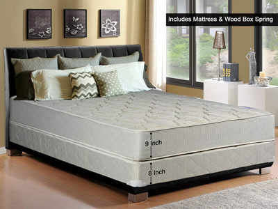 Continental Sleep Firm Orthopedic Mattress with Box Spring