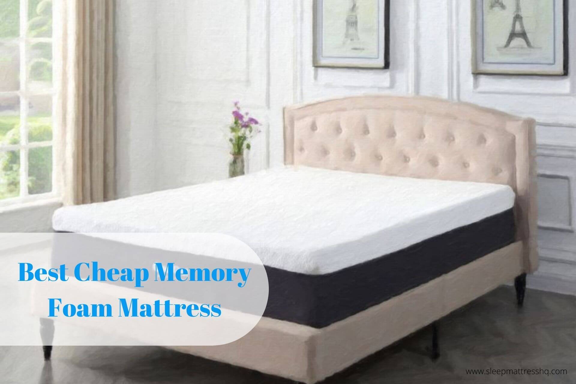 cheap memory foam mattress topper queen