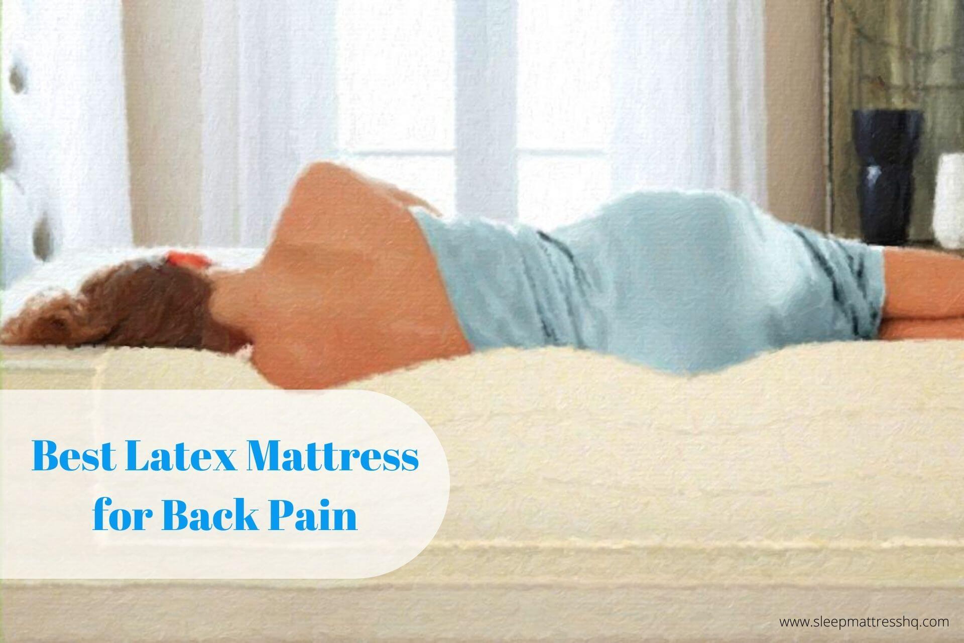 latex mattress for si joint pain