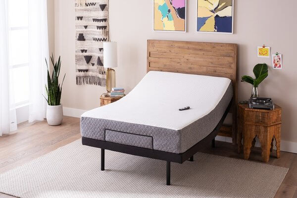 GhostBed Adjustable Base Mattress Combo Bundle