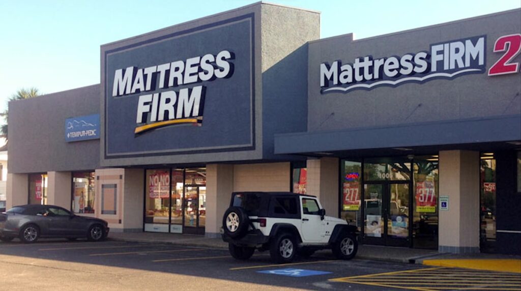 mattress firm store front